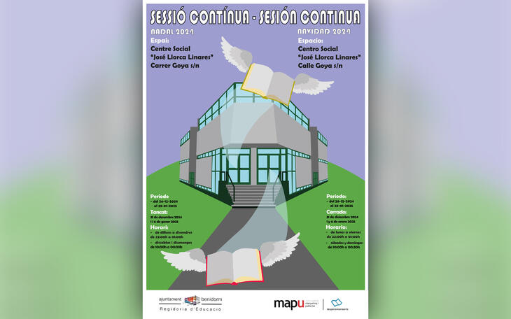 Educación reactiva ‘Sessió Contínua’ para que los universitarios puedan preparar sus exámenes durante la Navidad